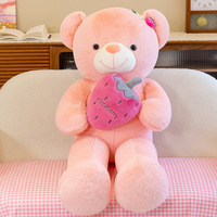 Orsetti di Peluche per San Valentino, Vendita all'Ingrosso, Regalo Festivo, Diverse Dimensioni, Giocattoli in Peluche Non Imbottiti, Animali di Peluche Personalizzabili con Logo