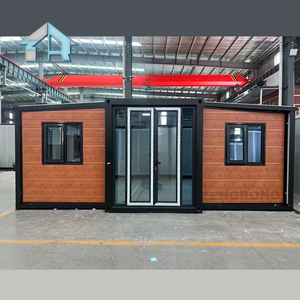Maison préfabriquée extensible économique de 20 pieds ou 40 pieds, villa de luxe portable avec 2, 3, 4 ou 5 chambres, maison préfabriquée, casa préfabriquée - Product Image 1