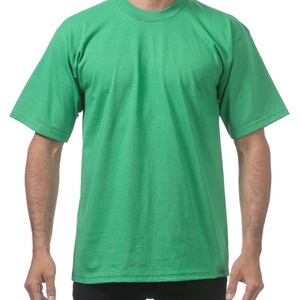 Men's Athletic Fit Heavyweight Cotton Gym Workout T-Shirt 100% Knitted Cotton Crew Neck and Short Sleeve - Product Image 2