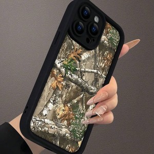 เคสโทรศัพท์มือถือ TPU กันกระแทกสไตล์เลนส์ต้นไม้พิมพ์ลายใบไม้สำหรับ <span class=keywords><strong>iPhone</strong></span> 8 x XR <span class=keywords><strong>XS</strong></span> <span class=keywords><strong>MAX</strong></span> 11 12 13 14 15 16 17 Air - Product Image 3