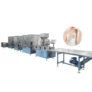 Aile High Speed Aerosol Filling Sealing Production Line for Body Spray sunscreen