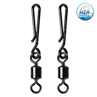 Konektor Pancing Laut Premium Bahan Stainless Steel dan Tembaga, Swivel Cincin Bentuk 8, Pengait Swivel Kapasitas Beban Tinggi untuk Memancing di Luar Ruangan