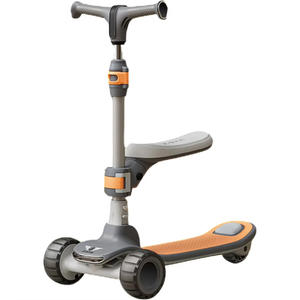 Verstelbare 3 In 1 Opvouwbare Zitstand Ride Auto 'S Speelgoed Led 3 Wielen Breden Pedaal Anti Slip Jongens <span class=keywords><strong>Kids</strong></span> Kick Scooter Voor Kind Leeftijd 2-12 - Product Image 2