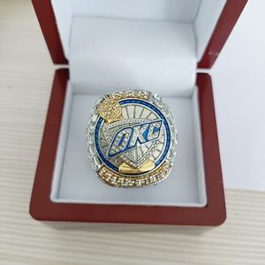 Hersteller Großhandel Hochwertige offizielle 2025N.BA Thunder Champion Ring Oklahoma Thunder Ring - Product Image 1