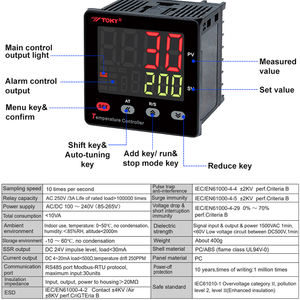Controlador de incubadora 12v, termostato digital, controlador de temperatura de microcomputador da china - Product Image 3
