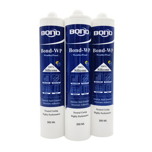 Scellant en silicone résistant aux intempéries pour vitrage <span class=keywords><strong>isolant</strong></span> de fenêtre en verre et étanchéité de structure dans la construction - Product Image 2