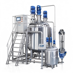 Mezclador Emulsionador de Acero Inoxidable con Camisa de Calentamiento y Enfriamiento para Tanque de Mezcla y Procesamiento de Salsas Alimentarias - Product Image 2