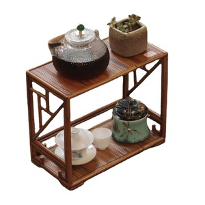 Estante para Té de Bambú Phoenix Eye, Hecho a Mano, Soporte para Set de Té, Accesorio para Ceremonia del Té, No Plegable - Product Image 5