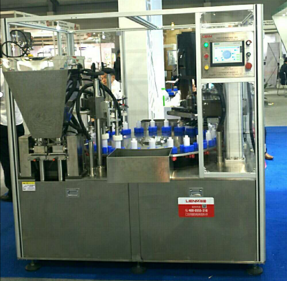 LIENM Automatic Cream Lotion Liquid Shampoo Air Cleaning Filling Capping Machine Cosmetic cream liquid Product Line