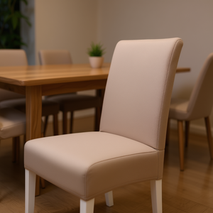 Fundas Protectoras para Sillas Carla Depot, 190 cm, Banda Elástica, Beige, Fundas para Muebles de Interior, Paquete de 6, Ajustables, Tela de Microfibra - Product Image 2