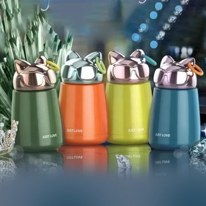 Thermos en acier inoxydable 304 Flopsy Bunny Tide Bunny Elvis Cartoon, bouteille d'eau isolée - Product Image 6