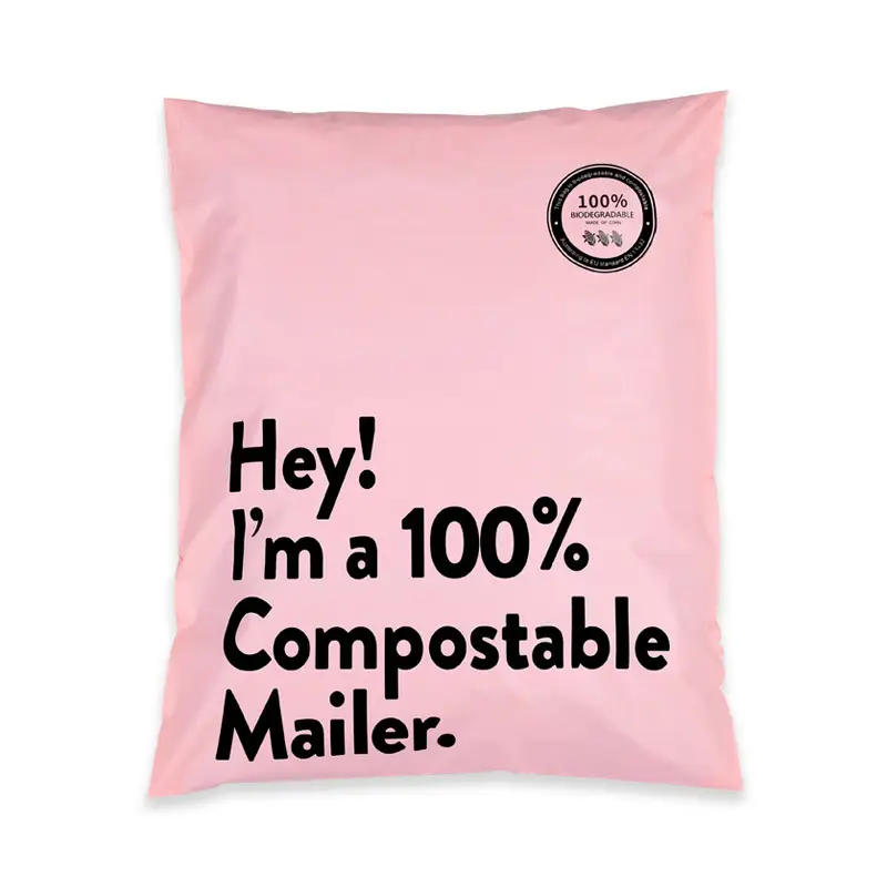 Biologisch abbaubare Poly Mailer Nude Matte Custom Poly Mailer Taschen Versandt aschen Kunststoff Versandt asche Für Kleidung Mailer Verpackung