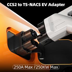 อะแดปเตอร์ชาร์จรถยนต์ไฟฟ้า Feyree รุ่น CCS2 เป็น NACS DC พร้อมอะแดปเตอร์ Type 2 เป็น NACS AC สำหรับเครื่องชาร์จรถยนต์ไฟฟ้า Tesla และสถานีชาร์จรถยนต์ไฟฟ้าเชิงพาณิชย์ - Product Image 6