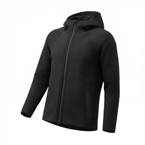 Veste de ski pour homme, coupe-vent, respirante, hiver, extérieur, fermeture éclair, softshell, à capuche, 100% polyester - Product Image 1