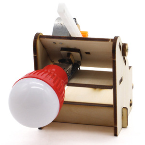 Kit de Ciencia de Madera para Generador de Energía Eólica, Manual de Ensamblaje, Juguete Educativo para Niños de 7 a 9 Años, Modelo de Aprendizaje STEM - Product Image 2