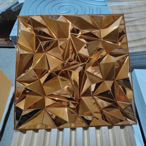 Pannelli Murali in PVC ZJ 50*50 cm, Design 3D, Adesivi da <span class=keywords><strong>Parete</strong></span> per Decorazione d'Interni - Product Image 4