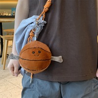 Simulation mignon doux vente en gros personnalisation basket-ball Football en peluche porte-clés jouet Badminton créatif sac pendentif