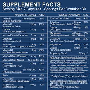 Etichetta privata 60 pz capsula per la salute del cervello Multi vitamina complesso capsula di memoria e supporto allo Stress integratore alimentare - Product Image 6