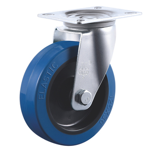 Rueda Giratoria VIMA de Alta Calidad de 4 Pulgadas (100 mm) con Rodamiento de Rodillos, Goma Elástica, Capacidad de Carga de 140 kg, Certificación EN12532 - Product Image 3