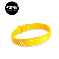 Pulsera de Silicona Programable NXP Original NFC Ajustable Mifare Classic 1K Lavable para Natación y Parques Acuáticos 1356MHz