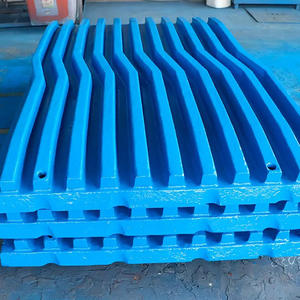 Plaques de mâchoires dentées mobiles PE400x600 pour concasseur à mâchoires minier, pièces de rechange en fonte - Product Image 1