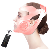 Masseur facial micro-courant V-face, masque de type bandage, appareil de lifting du visage, masque de beauté pour raffermir la peau quotidiennement