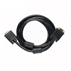 OEM Nam Nữ <span class=keywords><strong>VGA</strong></span> đồng trục 1.5m cáp lắp ráp với mạ Vàng PVC Áo khoác polybag cho màn hình máy tính - Product Image 4