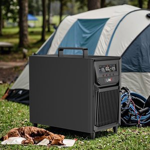 Station d'alimentation portable, générateur solaire compatible voiture, batterie LiFePO4 pour la maison, sortie 3000W, contrôleur MPPT - Product Image 5