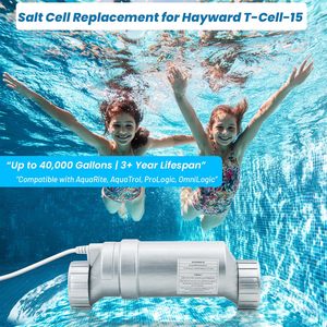Cella di Sale Sostitutiva T-Cell-15 in Titanio che Genera fino al 56% di Cloro, Compatibile con Piscine AquaRite/AquaTrol/ProLogic/AQ-Logic 1.50+ - Product Image 4