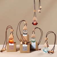 Pochette aromatique montée sur voiture en bois pendentif pot-pourri