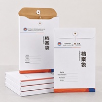 Sacs d'archives à soufflets pour commande en gros, réutilisables, avec fermeture à cordon, en papier kraft blanc, enveloppes A4 pour classement juridique d'entreprise