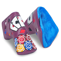 Housse de tête de driver de golf professionnelle de qualité supérieure, nouvelle arrivée, en cuir PU imperméable, légère, sur mesure