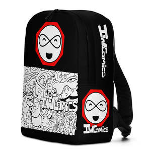 IW Comics #52 Minimalist <b>Backpack</b> Modern <b>Simple</b> Style with Strap Carrying System and Polyester Lining String Closure Type - Product Image 2