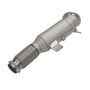 ระบบดาวน์ไปป์วาล์วทรอนิกส์สมรรถนะสูง 304SS สำหรับระบบไอเสีย BMW B58 พร้อมแผ่นกันความร้อน OPF และข้อต่อบอลจอยท์ - Product Image 1