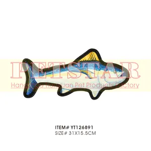 OEM ODM Custom Pet Interactive Toy Fish Shape Bite Resistant Dog Toy