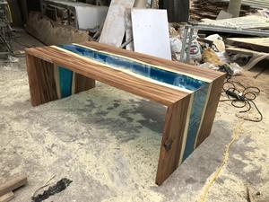 Recubrimiento de Superficie de Madera de Alta Calidad OEM, Estilo Resina Epoxi, 100% Calidad, Forma Rectangular, 2 Caras, Blue River - Product Image 5