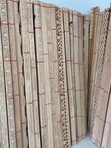 Modanature Decorative in legno intagliato decorazione d'interni a strisce modanature in legno massello modanature corona per mobili - Product Image 2