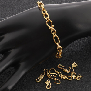 Cierres de Acero Inoxidable Chapados en Oro con Forma de Animales para Hacer Pulseras, Accesorios de Joyería DIY, Formas Variadas H1623 - Product Image 3