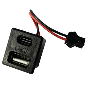 2.0 USB สองชั้นและชนิด <span class=keywords><strong>C</strong></span> 2.0<span class=keywords><strong>ชาร์จ</strong></span>ไฟตั้งโต๊ะสายไฟฐาน - Product Image 3