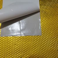 Bakır su yalıtım ses yalıtımı ile alüminyum folyo kendinden yapışkanlı 2.0mmX60cmx30cm butil kauçuk levhalar