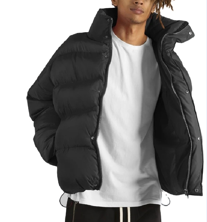 heavy canvas down padded jacket