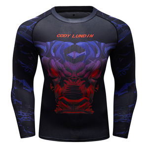 <span class=keywords><strong>Camiseta</strong></span> de compresión para hombre, de manga larga <span class=keywords><strong>Camiseta</strong></span> deportiva UPF 50 +, protección solar de secado rápido para playa y deportes acuáticos, <span class=keywords><strong>camiseta</strong></span> de <span class=keywords><strong>surf</strong></span> - Product Image 1