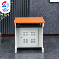 Table de conférence motorisée moderne avec support de moniteur, pour salle de classe sans papier, formation informatique, vidéoconférence et poste de travail