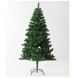家族は装飾されたクリスマスツリーを飾るクリスマスツリー60com90cm120com150com180com210compvc難燃性マテリア