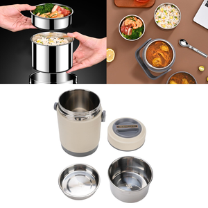 Electric Heating Lunch Box Stainless Steel Food <b>Warmer</b> Bento Lunchbox Hot Food Container Thermal Boxes for Office School - Product Image 3