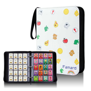 Carpeta de <span class=keywords><strong>Tarjetas</strong></span> con Bolsillos Pequeños Compatible con Mini <span class=keywords><strong>Tarjetas</strong></span> Amiibo de Animal Crossing, Etiquetas NFC y <span class=keywords><strong>Tarjetas</strong></span> de Juego - Product Image 1
