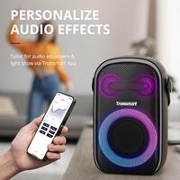 Haut-parleurs portables Party DJ Floorstanding Outdoor Big Bass Sound Equipment Haut-parleur sans fil robuste 3 voies avec micro Karaoké