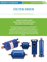 Filtre déshydrateur de ligne de liquide Copeland d'origine, filtre bi-flux 3/8" ODF BFK-083S pour réfrigérateur