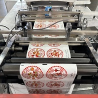 Machine de découpe à plat automatique et de marquage à chaud pour l'industrie de la production d'étiquettes – Machine de découpe de papier pour usine