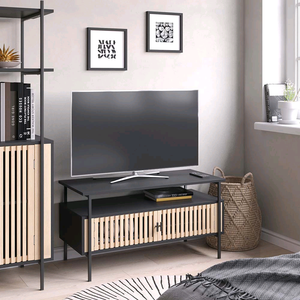 Eco Go Popular Best-seller Salon en bois et bambou <span class=keywords><strong>Meuble</strong></span> <span class=keywords><strong>TV</strong></span> <span class=keywords><strong>Meuble</strong></span> de rangement Organisateur avec porte en bambou - Product Image 3